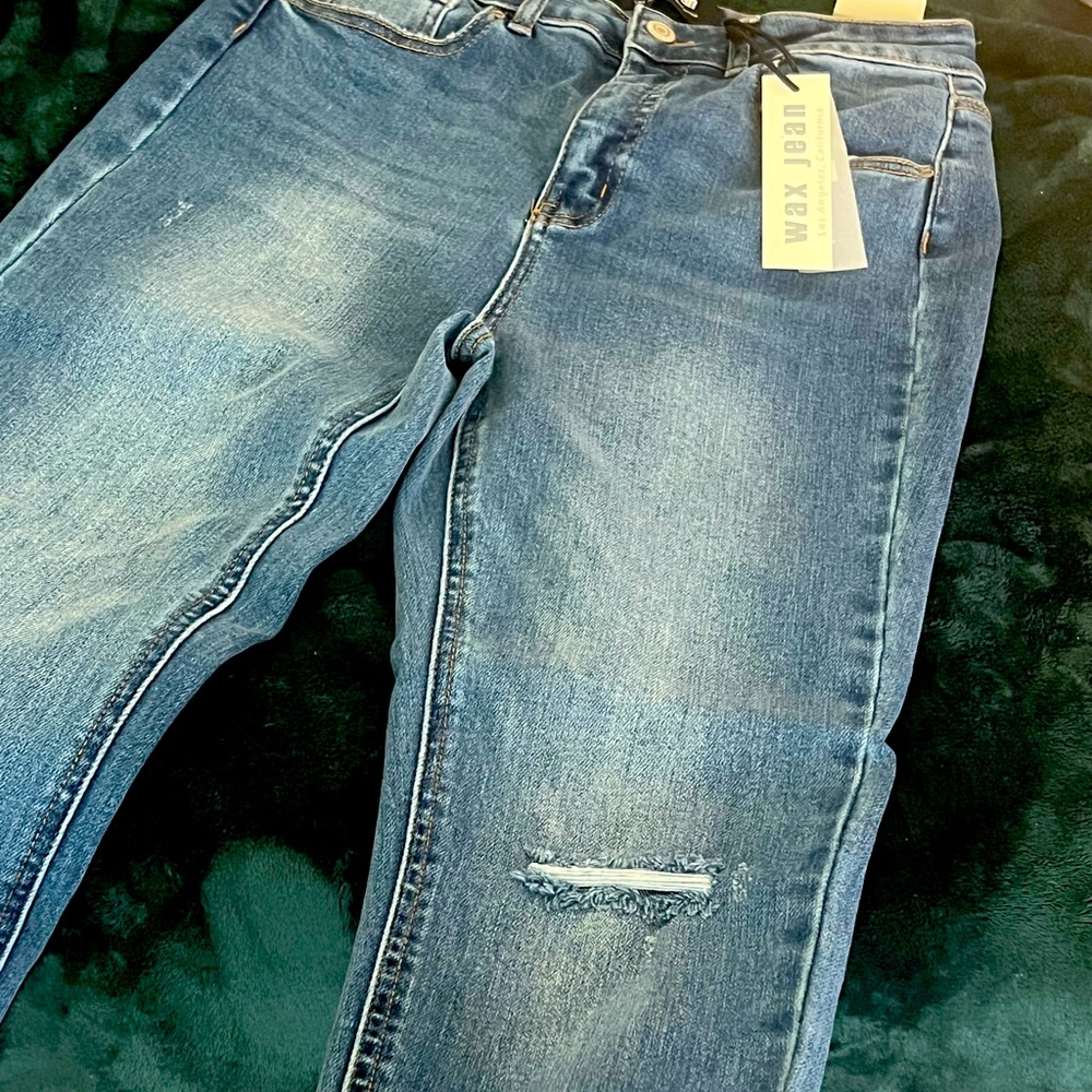 Wax Skinny Jeans